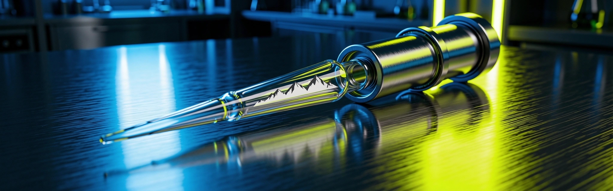 Alpine laboratory aesthetic